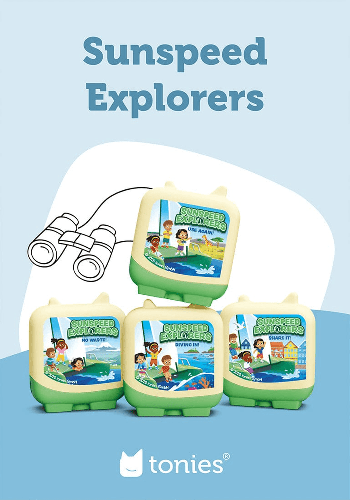 Sunspeed Explorers Pocket Tonies - 4 Pack
