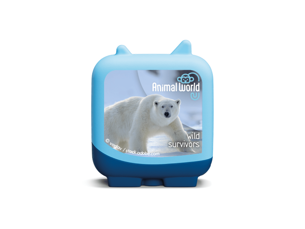 Animal World Wild Survivors Pocket Tonies - 4 Pack